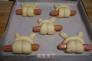 小兔子面包的做法步骤：8