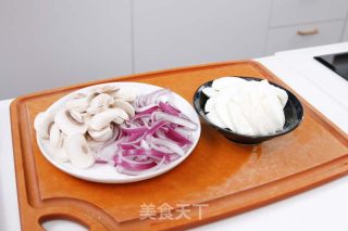 培根蘑菇薯片薄饼的做法步骤：1