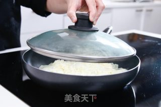 培根蘑菇薯片薄饼的做法步骤：4