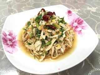 凉拌简箪豆油皮的做法步骤：6