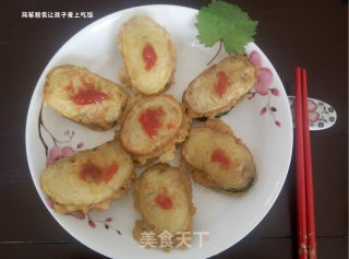 新创意  土豆米饭小汉堡的做法步骤：6