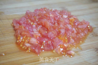 番茄花菜的做法步骤：3
