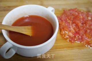 番茄花菜的做法步骤：4