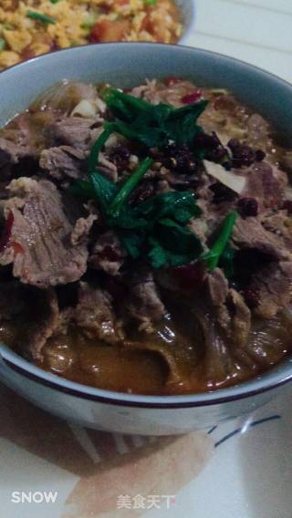 水煮牛肉片的做法步骤：10