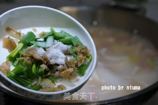 萝卜鲜味汤年糕的做法步骤：10