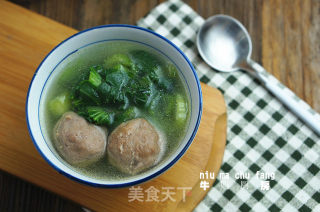 牛肉丸青菜汤的做法步骤：8