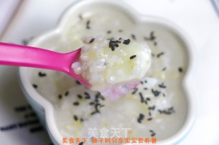 山药糯米糙米芝麻粥的做法步骤：7