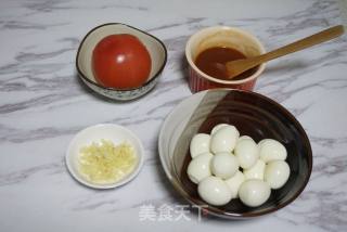 茄汁虎皮鹌鹑蛋的做法步骤：3