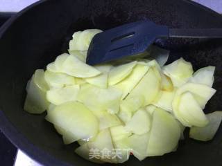 非油炸干锅土豆片的做法步骤：4