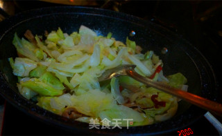 干锅手撕包菜的做法步骤：14