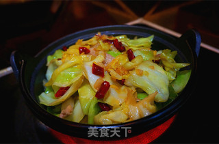 干锅手撕包菜的做法步骤：17