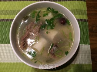 暖心羊肉排骨汤的做法步骤：5