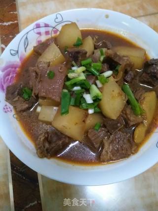 萝卜炖牛腩的做法步骤：8