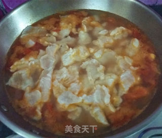 番茄鱼片汤的做法步骤：7