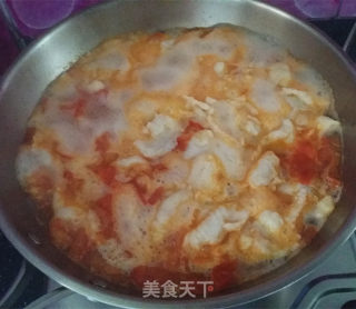 番茄鱼片汤的做法步骤：8