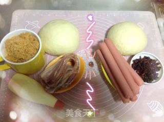 培根肉松面包&蔓越莓火腿肠面包的做法步骤：16
