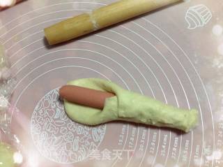 培根肉松面包&蔓越莓火腿肠面包的做法步骤：21