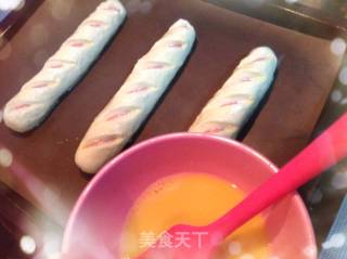培根肉松面包&蔓越莓火腿肠面包的做法步骤：24