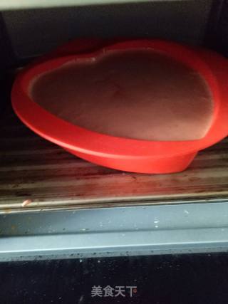 红丝绒戚风蛋糕的做法步骤：17