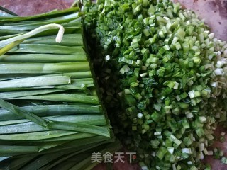 春韭虾皮素盒子的做法步骤：7