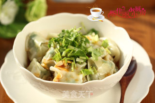 红油荠菜馄饨的做法步骤：13