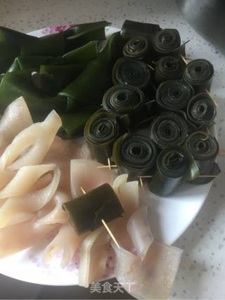 肉皮海带如意卷的做法步骤：8