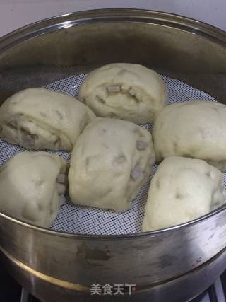 鲜奶香芋馒头的做法步骤：13