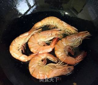大虾炒白菜的做法步骤：4