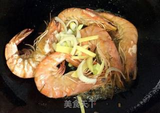大虾炒白菜的做法步骤：5