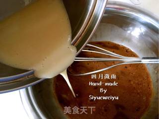 日式巧克力棉花蛋糕卷的做法步骤：7