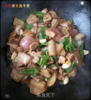 回锅肉的做法步骤：5