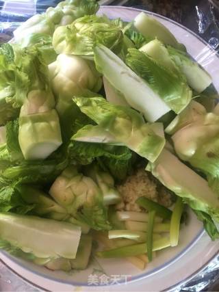 炒儿菜的做法步骤：1