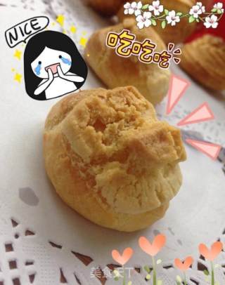 菠萝酥皮泡芙的做法步骤：12