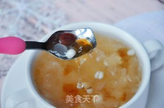 皂角米桃胶银耳羹的做法步骤：9