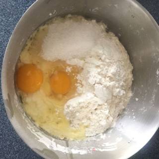 果料藤篮面包的做法步骤：2