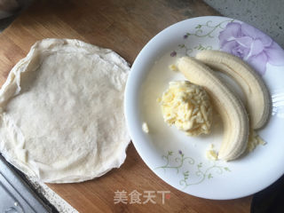 拉丝春卷的做法步骤：1