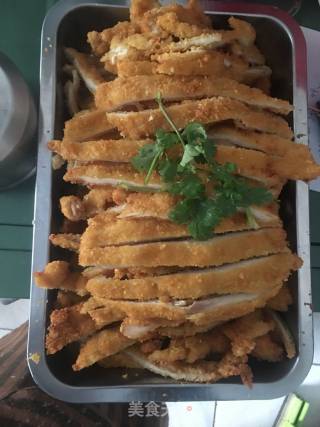 炸鸡排的做法步骤：8