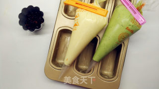 抹茶双色磅蛋糕的做法步骤：8