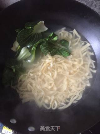 鸡丝手擀面的做法步骤：8