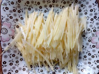 青椒炒双丝的做法步骤：3