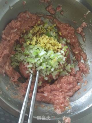 芹菜肉饺子的做法步骤：2