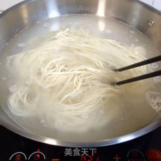 姜葱捞面的做法步骤：4