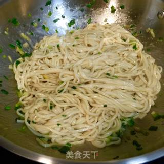 姜葱捞面的做法步骤：12
