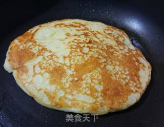 牛奶玉米面热香饼的做法步骤：9