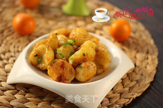 香煎小土豆的做法步骤：9