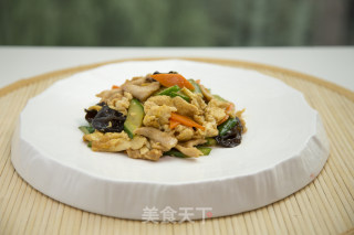 家常木须肉的做法步骤：3