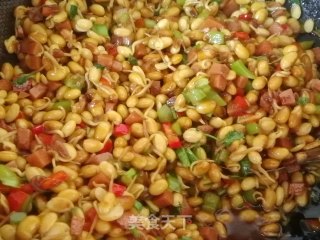酱爆黄豆嘴的做法步骤：11