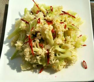 炝拌菜花的做法步骤：8