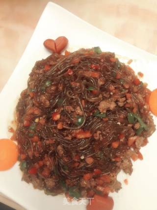 肉末粉丝的做法步骤：4