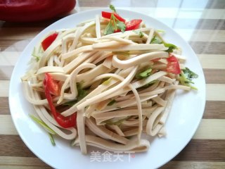 凉拌豆腐皮的做法步骤：5